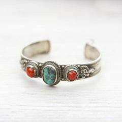Antique Turquoise Positivity Bracelet
