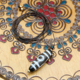 Accumulation of Influence Dzi Bead Necklace