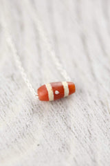 Ancient Striped Carnelian Bead