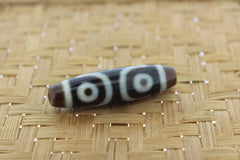Absolutley Perfect 3 Eye Dzi Bead