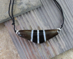 Awesome Dzi Chung on Adjustable Necklace