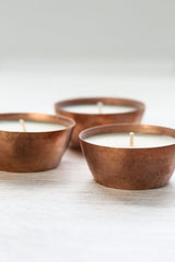 Ayurvedic Copper Candle - Sandalwood & Amber
