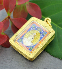Amazing Thai Buddha Pendant Wrapped in Gold