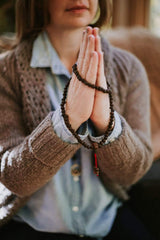 108 Bead Dark Raktu Prayer Mala