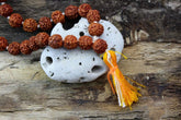 10mm Rudraksha Bead Knotted Mala