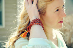 8mm Rudraksha Bead Mala