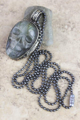 Air of Creativity and Instinct Small Skull Necklace