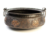 Auspicious Symbols Copper Pot 10 inches