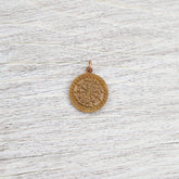 Astrological Buddha Copper Amulet