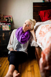 100% Pashmina Shawl in Lavender