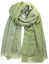 100% Pashmina Shawl in Silver Sage