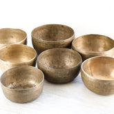 Antique Seven Chakra Singing Bowl Set - Healing & Harmony