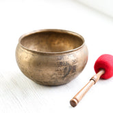 Antique Tantric Buddha Singing Bowl - Heart Chakra 364Hz
