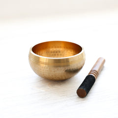 Authentic Hand-Hammered Tibetan Singing Bowl Set