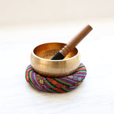 Authentic Hand-Hammered Tibetan Singing Bowl Set