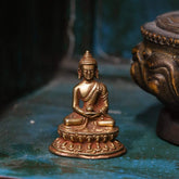 Amitabha Buddha Mini Gold Statue