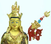 8 Inch Hand Painted Gold Guru Rinpoche