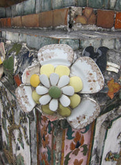 Bangkok Temple Flower Poster