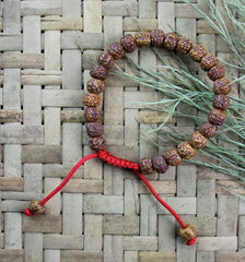 Adjustable Simple Rudraksha Wrist Mala