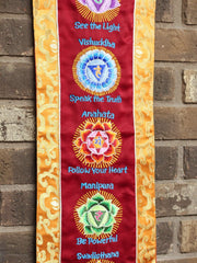 7 Chakras Yoga Wall Hanging