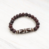 Antique Bodhi Dzi Bracelet