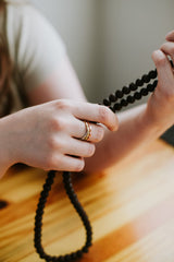 Astrological Three Metal Focus Ring for Anxiety