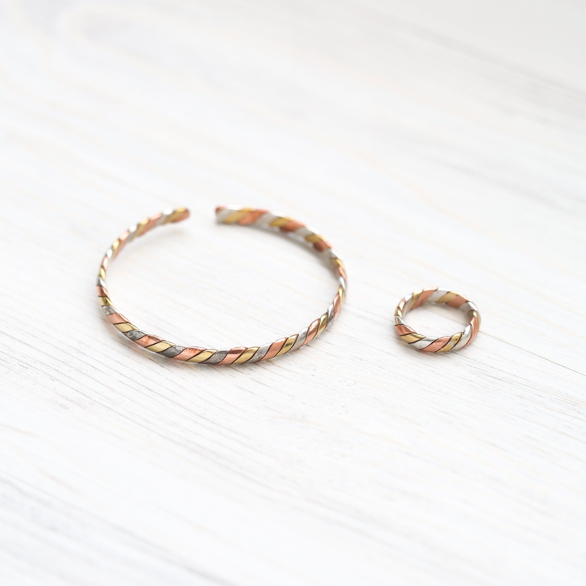 Astrological Three Metal Energy Bracelet