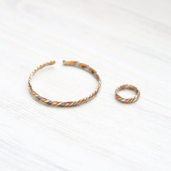 Astrological Three Metal Energy Bracelet
