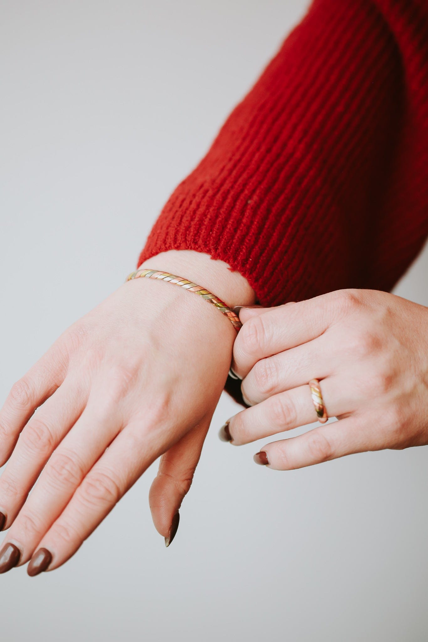 Astrological Three Metal Energy Bracelet