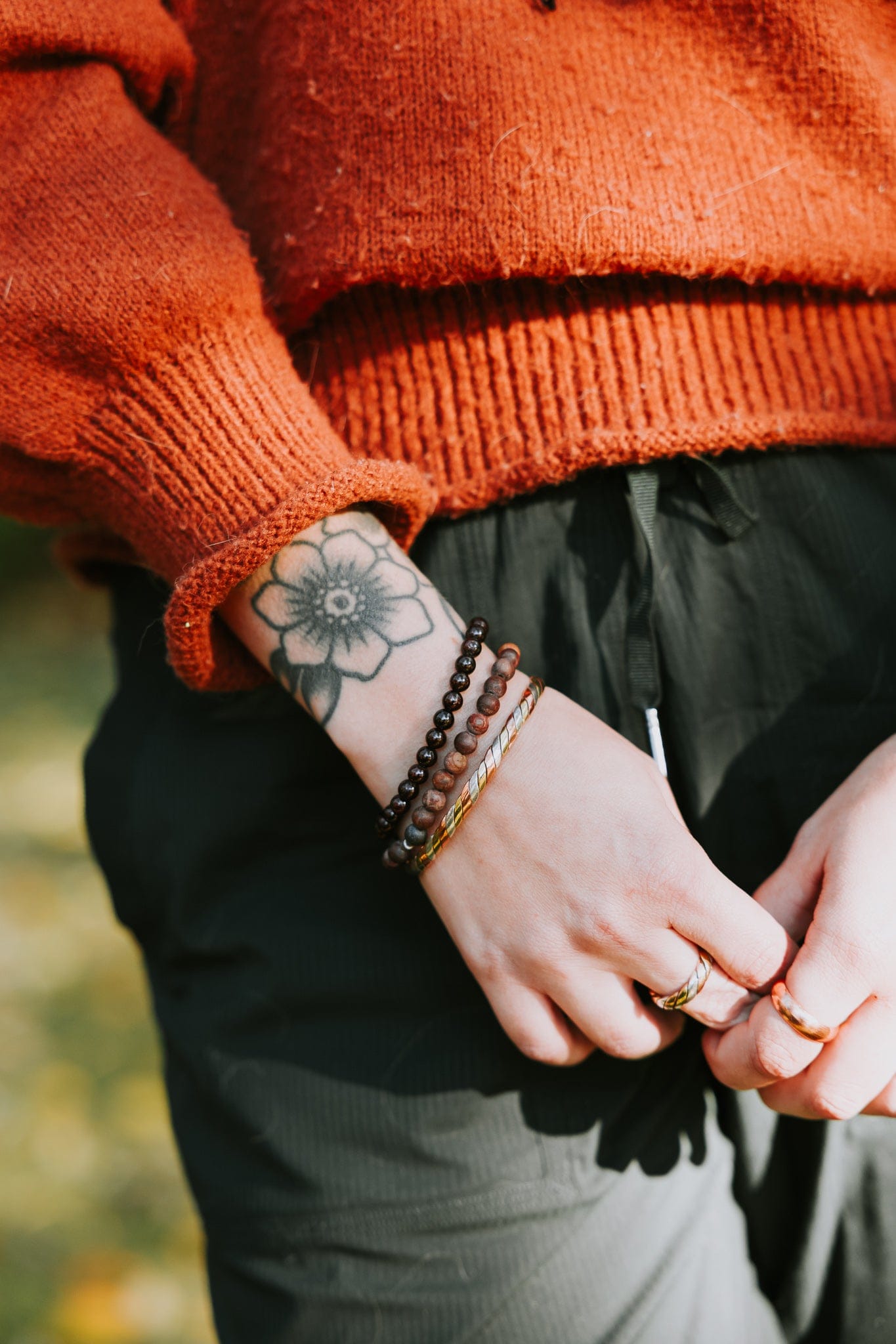 Astrological Three Metal Energy Bracelet