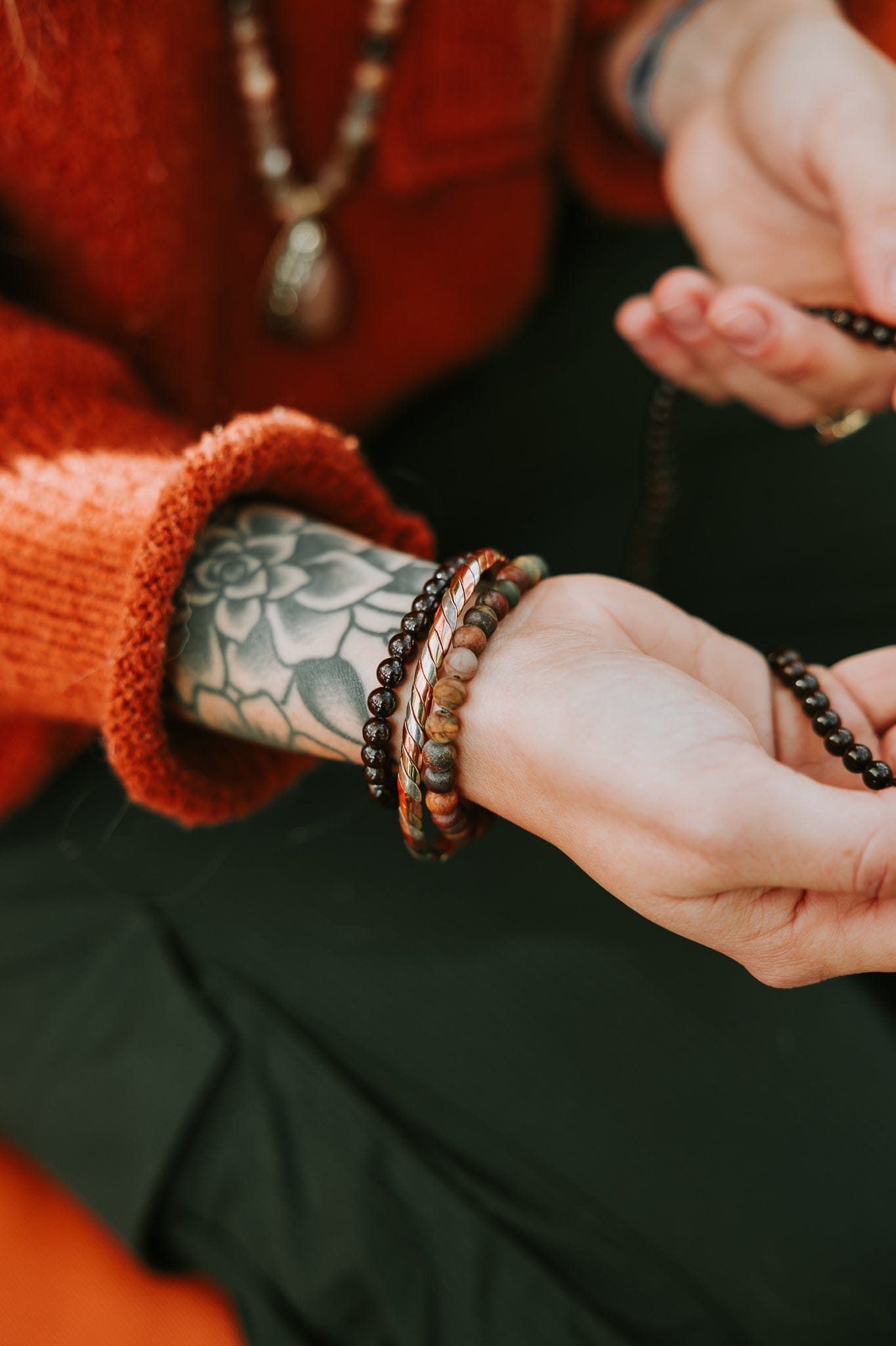 Astrological Three Metal Energy Bracelet