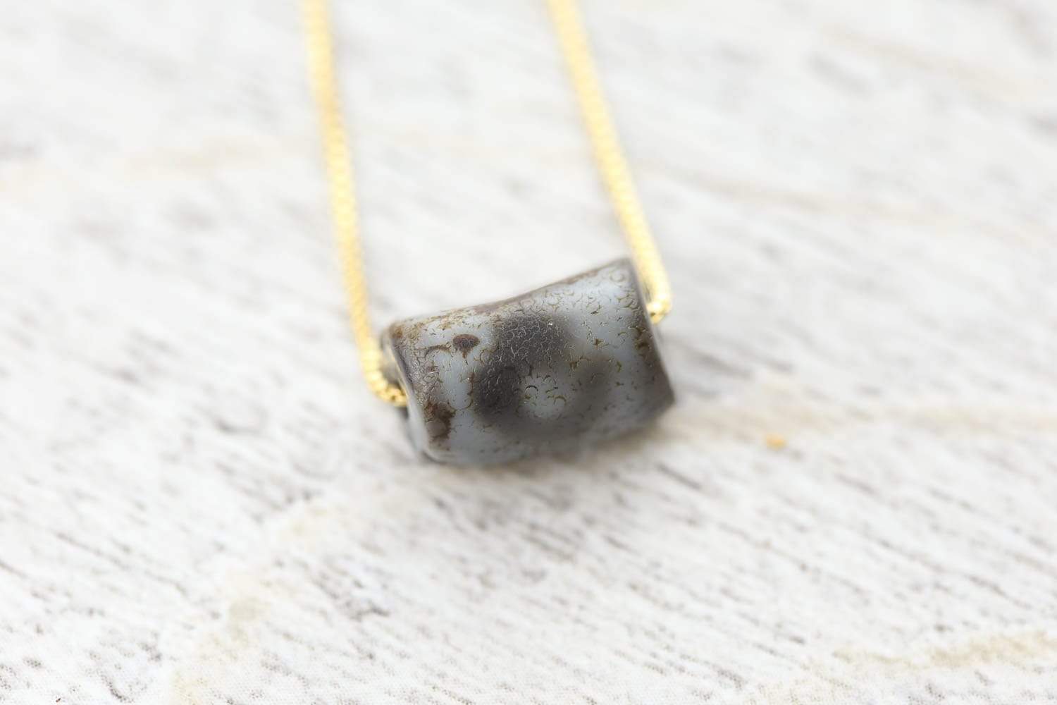 Ancient 3-Eye Dzi Bead