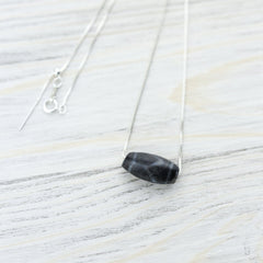Ancient Artifact Phum Dzi Bead - Midnight Hue