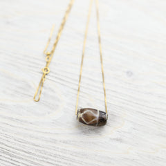 Ancient Diamond Eyes Dzi Bead