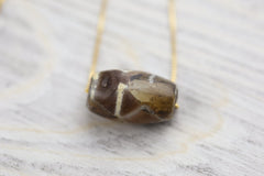 Ancient Diamond Eyes Dzi Bead