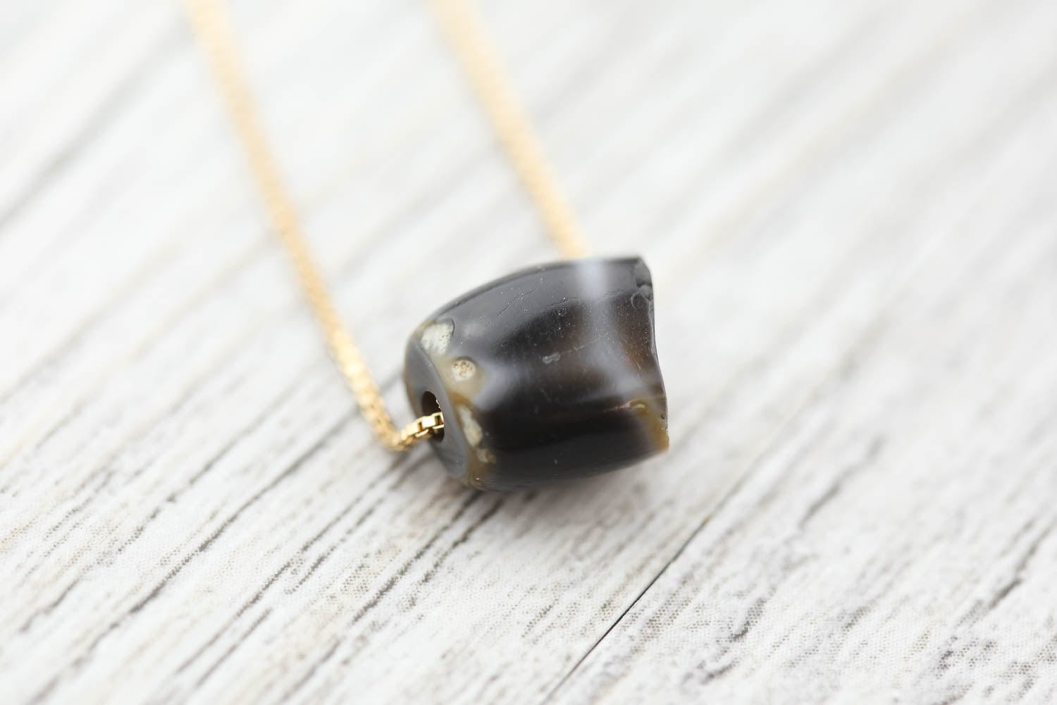 Ancient Dzi Bead Necklace