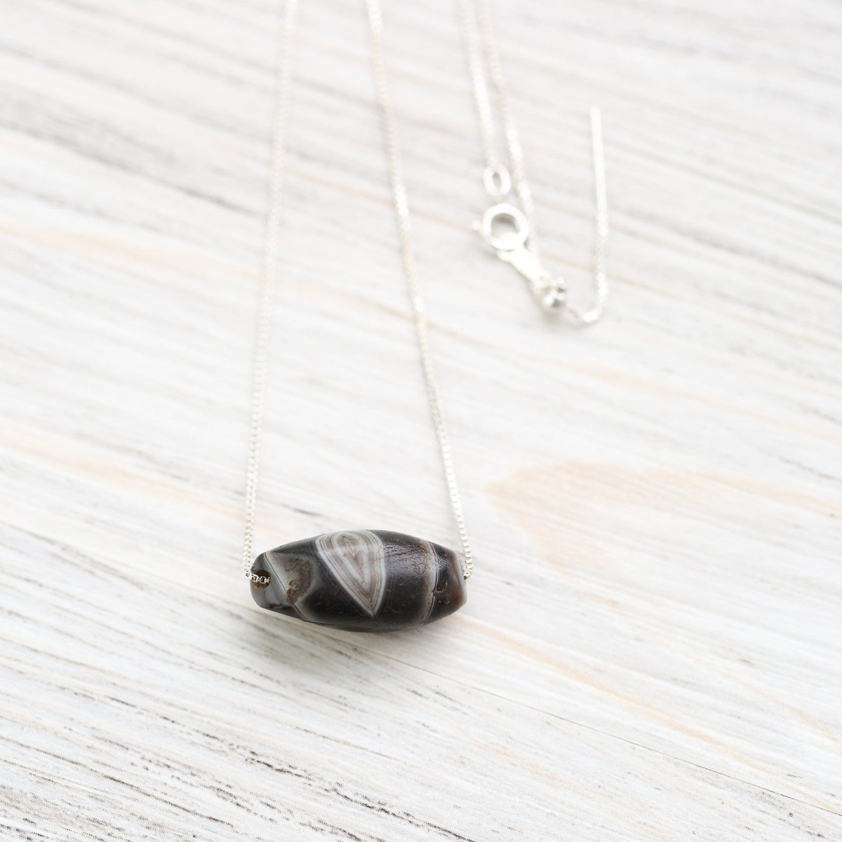 Ancient Natural One-Eye Agate Bead
