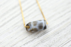Antique Longevity Dzi Bead - Light Agate