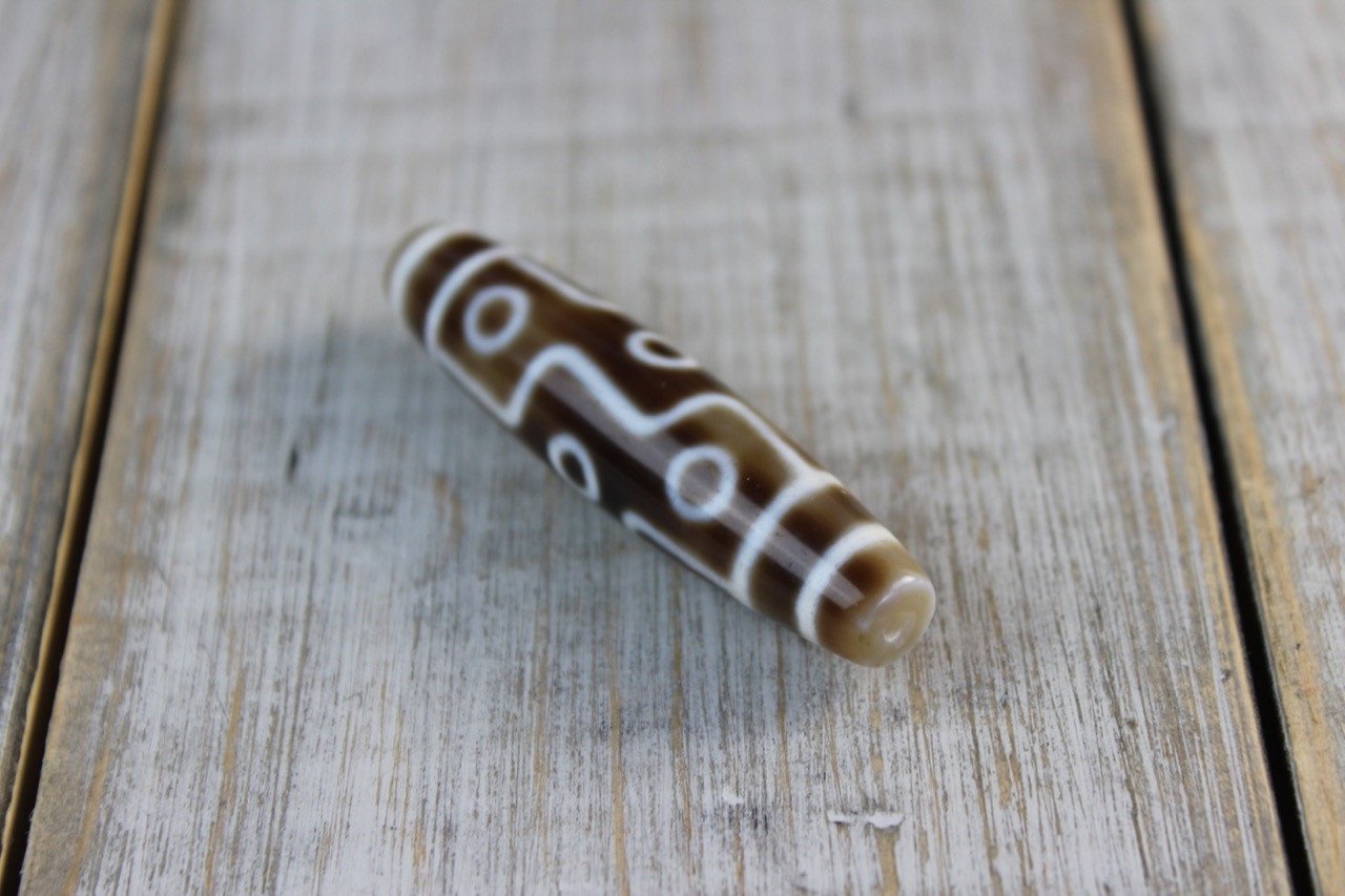 9 Eye One of a Kind Dzi bead dz027