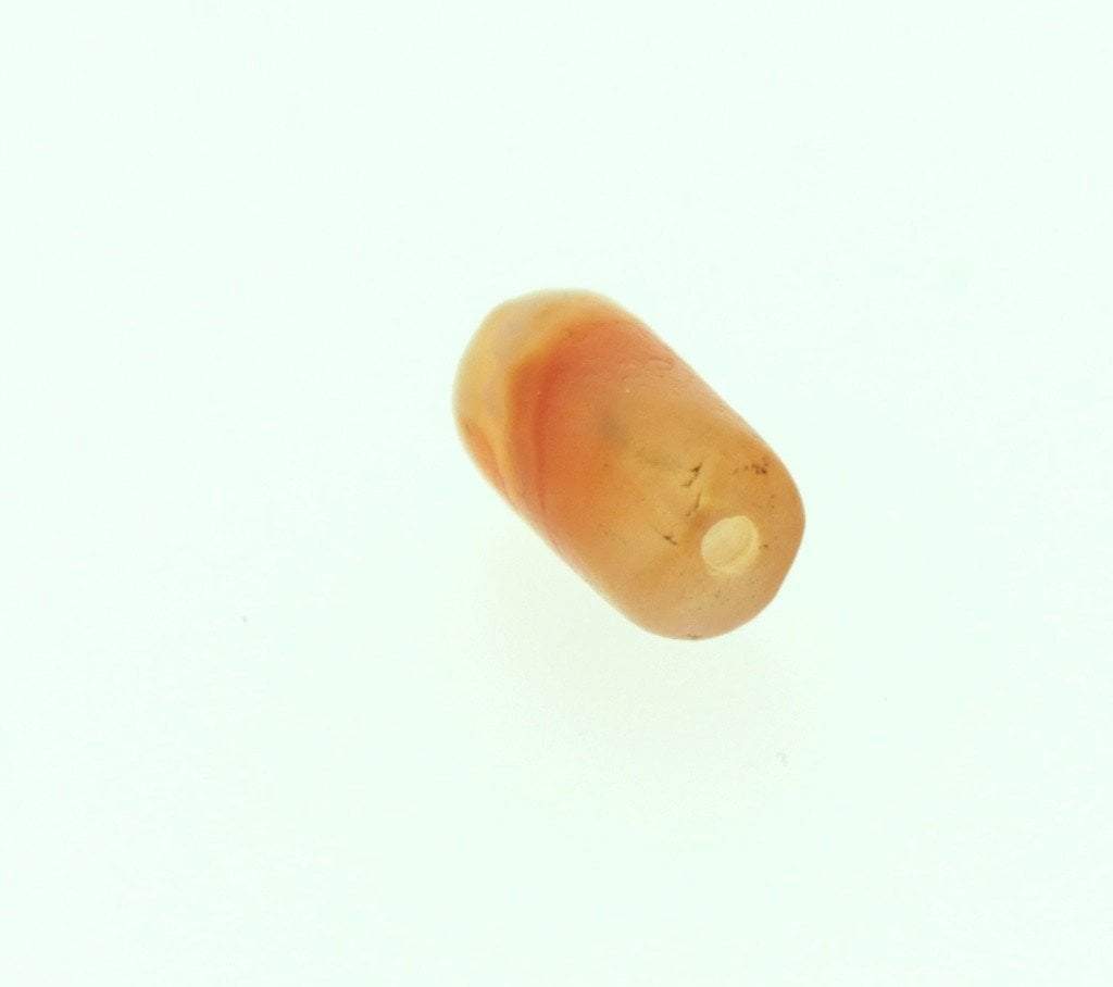 Ancient Carnelian Chipped Ghost Bead