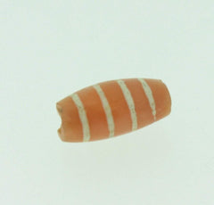 Ancient Cracked Etched Carnelian Bead