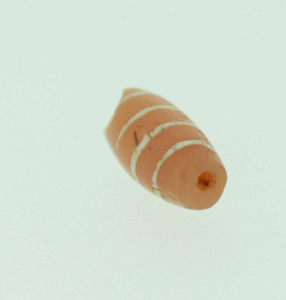 Ancient Cracked Etched Carnelian Bead