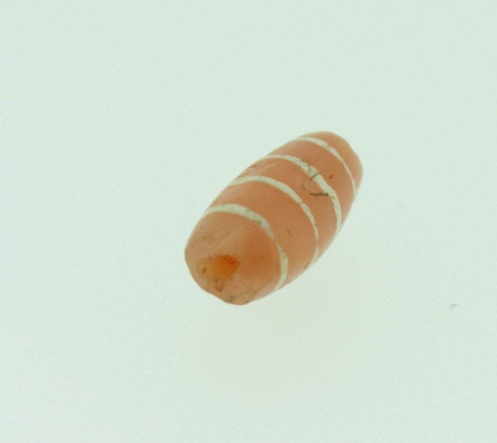 Ancient Cracked Etched Carnelian Bead