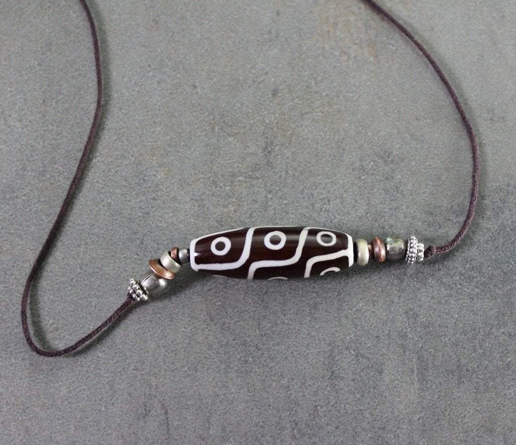 9 Eye Dzi Necklace by Sander Cohen