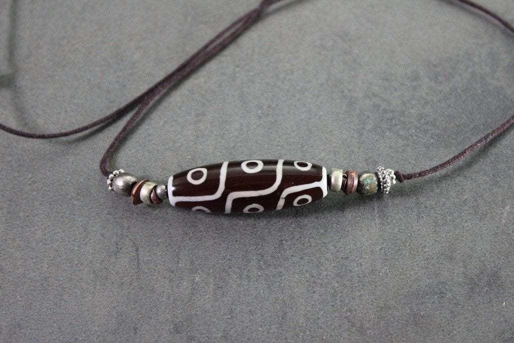 9 Eye Dzi Necklace by Sander Cohen