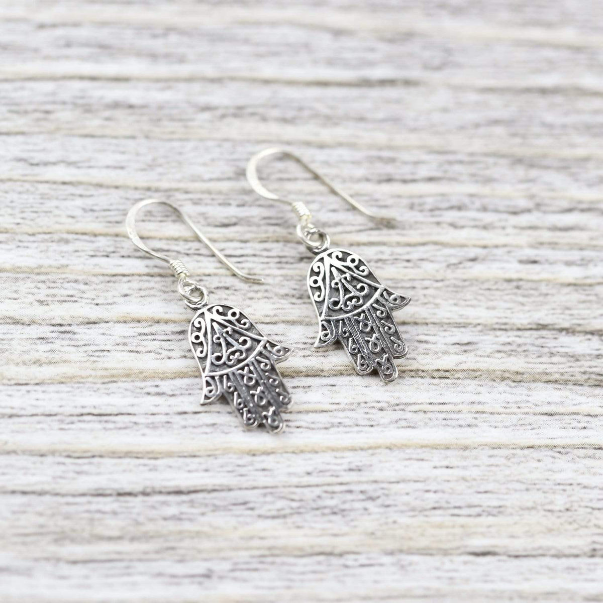 Auspicious Hamsa Earrings
