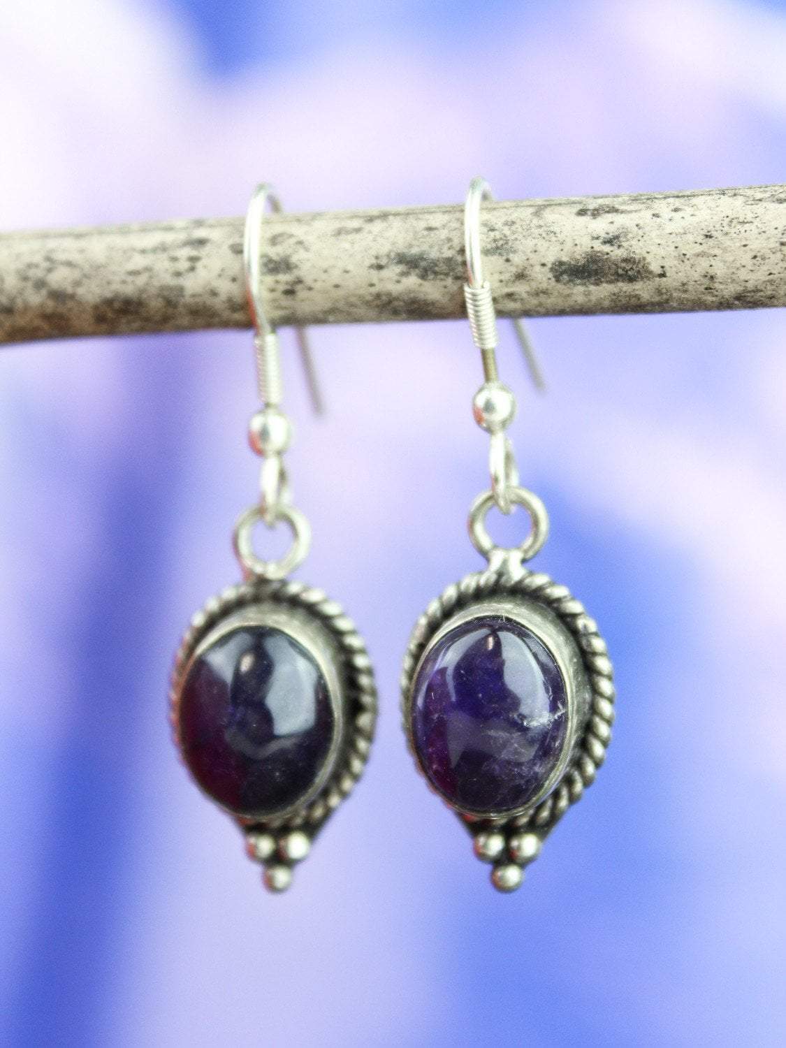 Amethyst Drop Earrings