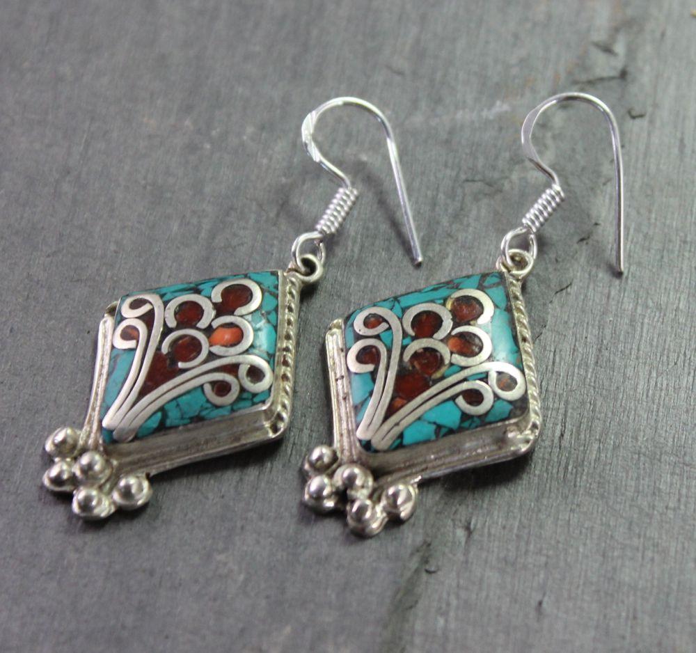 Anuyoga Tibetan Earrings