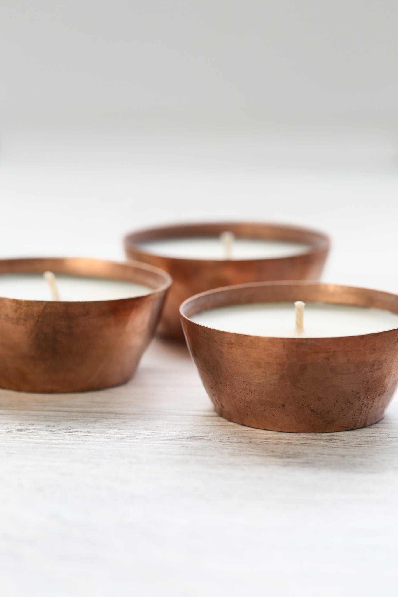 Ayurvedic Copper Candle - Sandalwood & Amber