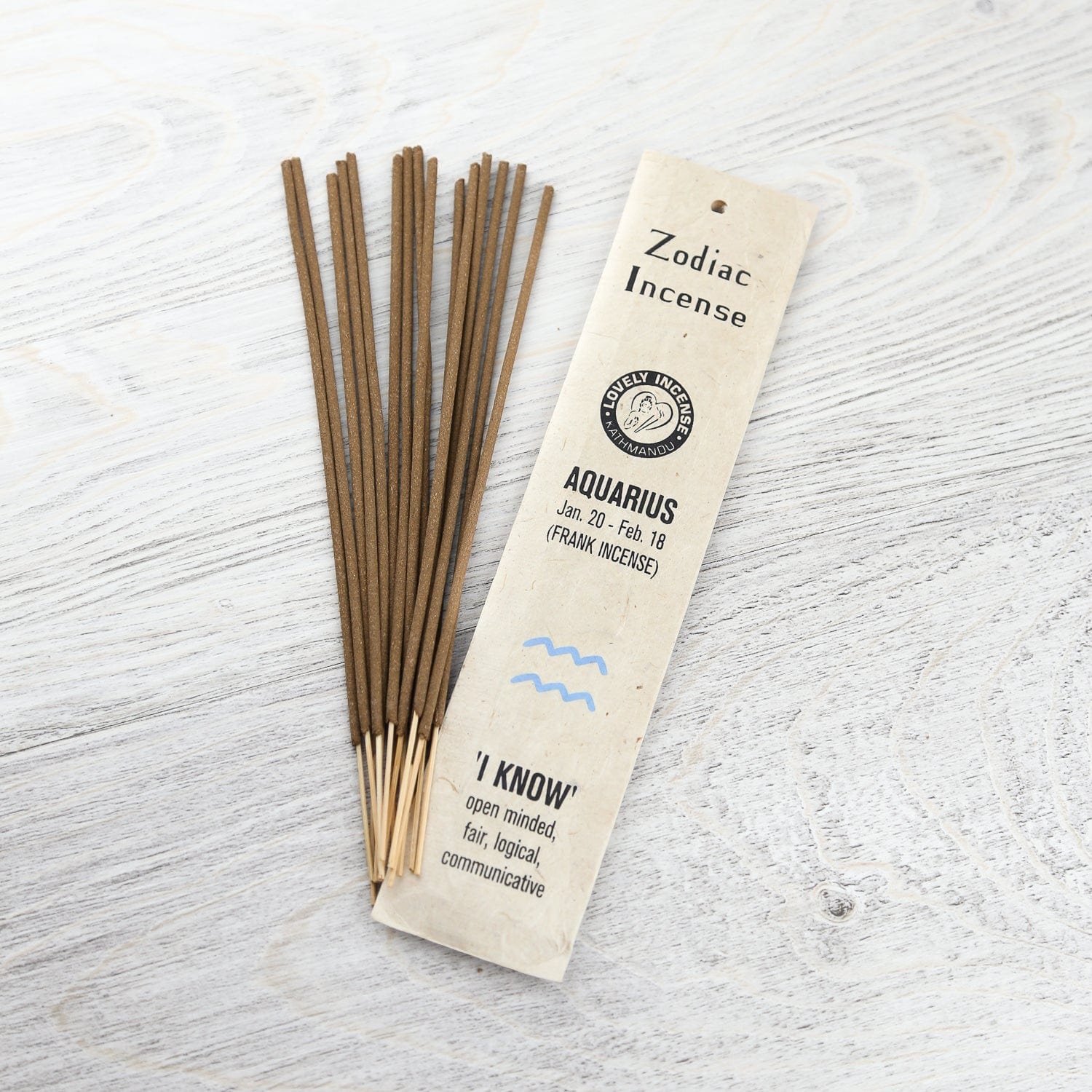 Aquarius Frankincense Zodiac Incense